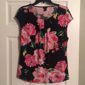 Ann Taylor Floral Print Blouse